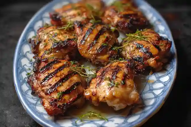 5 Minute Grilled Chicken Thighs