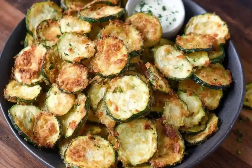 Air Fryer Zucchini Chips