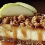 Apple Crisp Cheesecake