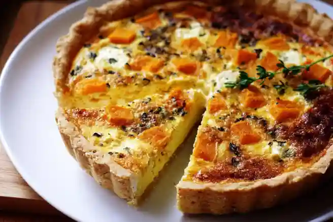 Butternut Squash Quiche