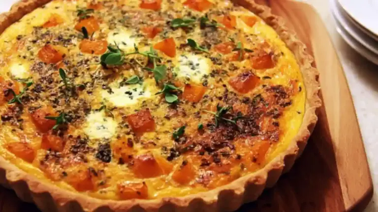 Butternut Squash Quiche