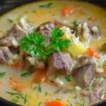 Chicken Gizzard Mushroom Soup