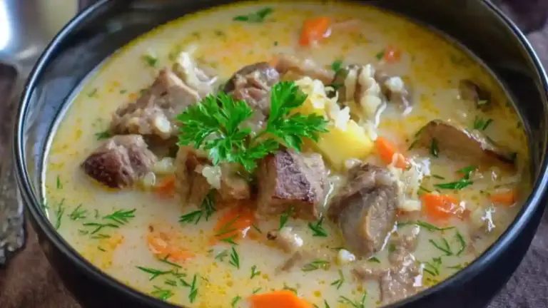 Chicken Gizzard Mushroom Soup