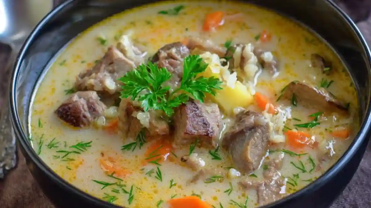 Chicken Gizzard Mushroom Soup