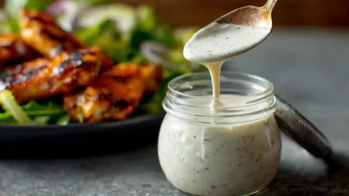 Bottle of China Coast Salad Dressing on a wooden table