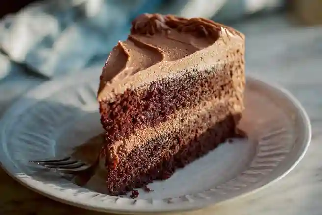 Chocolate Cake with Chocolate Buttercream Frosting