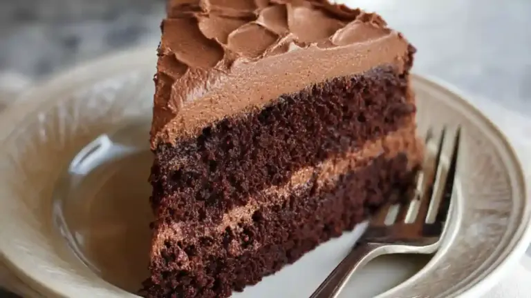 Chocolate Cake with Chocolate Buttercream Frosting