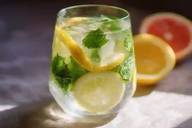 Citrus and Mint Infused Water