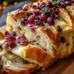 Cranberry Brie Sourdough Pull-Apart Bread