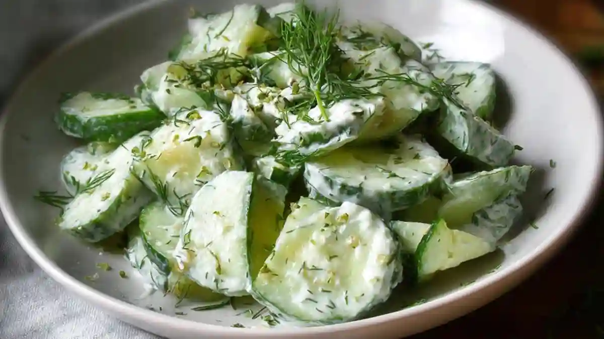 Creamy Cucumber Salad
