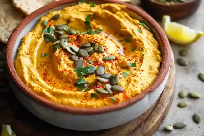 Creamy Pumpkin Hummus