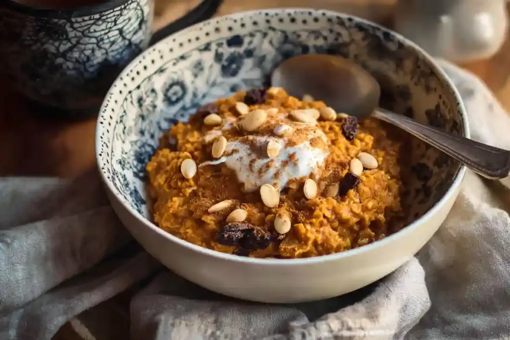 Creamy Pumpkin Oatmeal