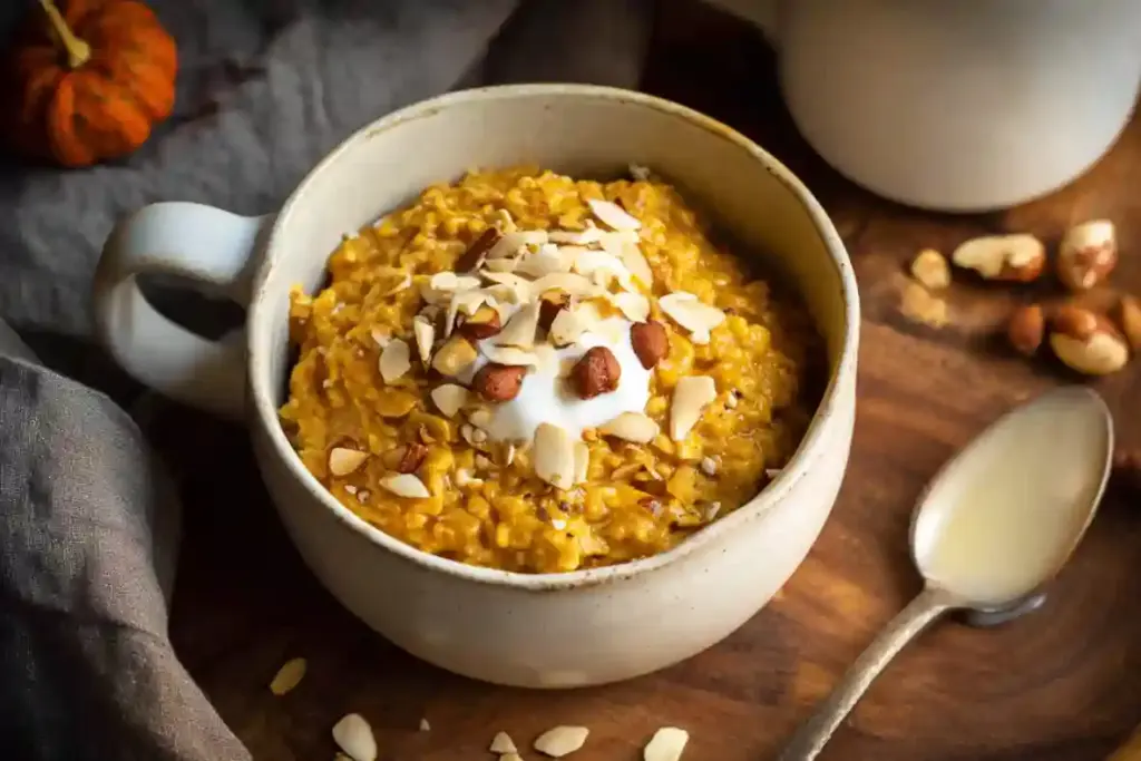 Creamy Pumpkin Oatmeal