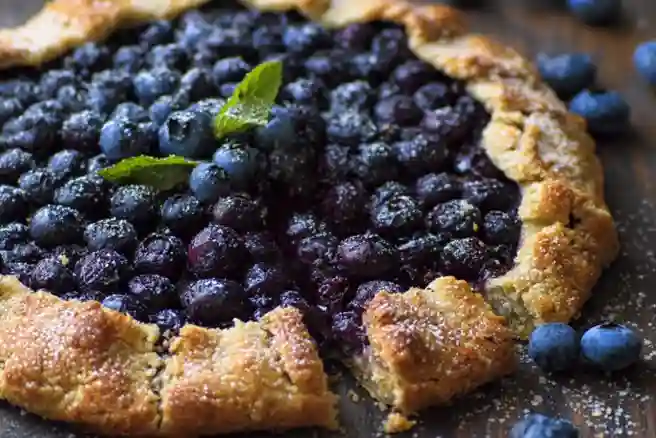 Easy Blueberry Galette