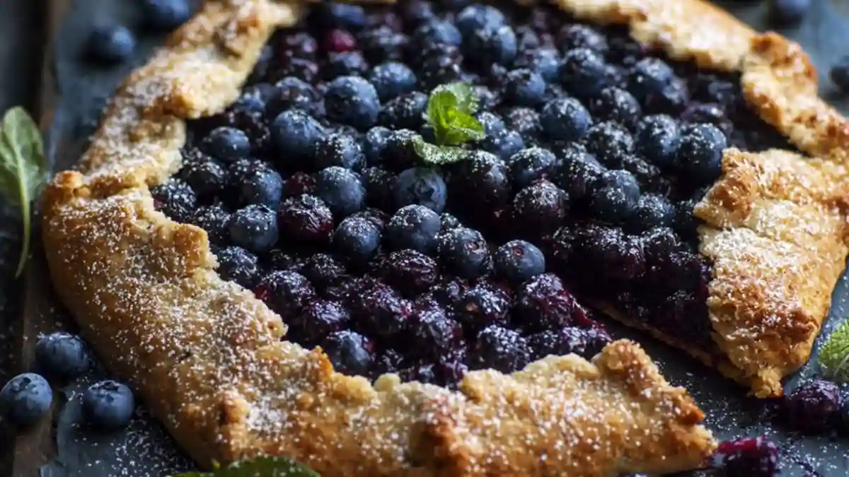 Easy Blueberry Galette