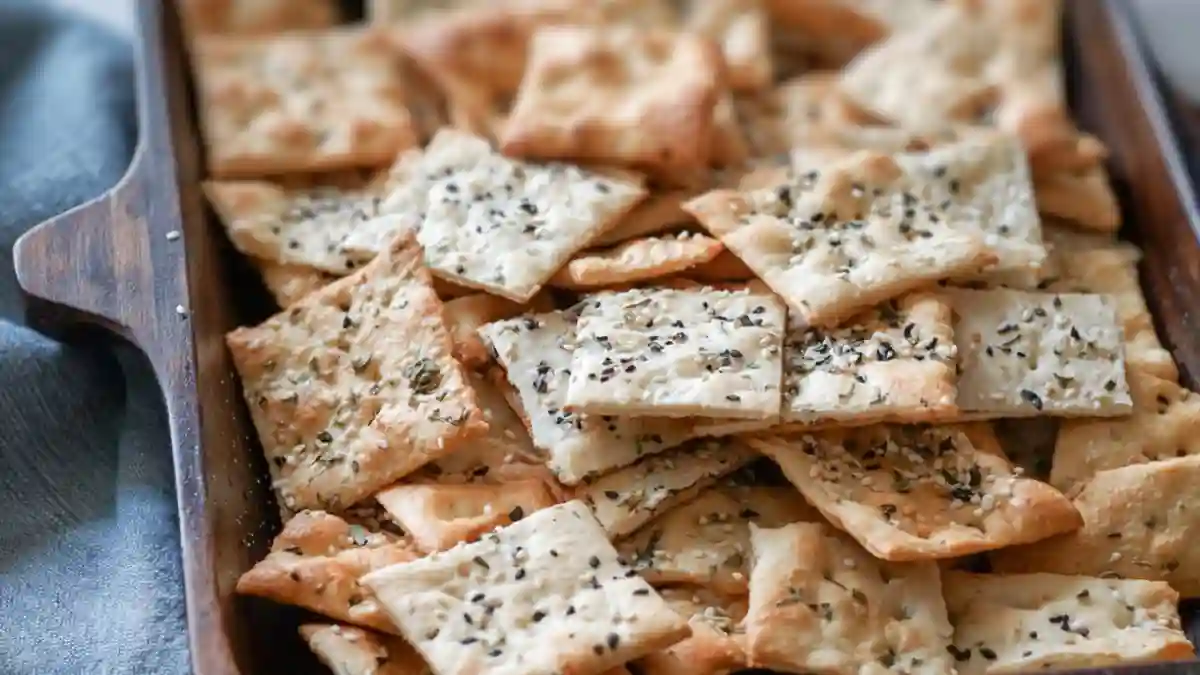 Easy Sourdough Crackers