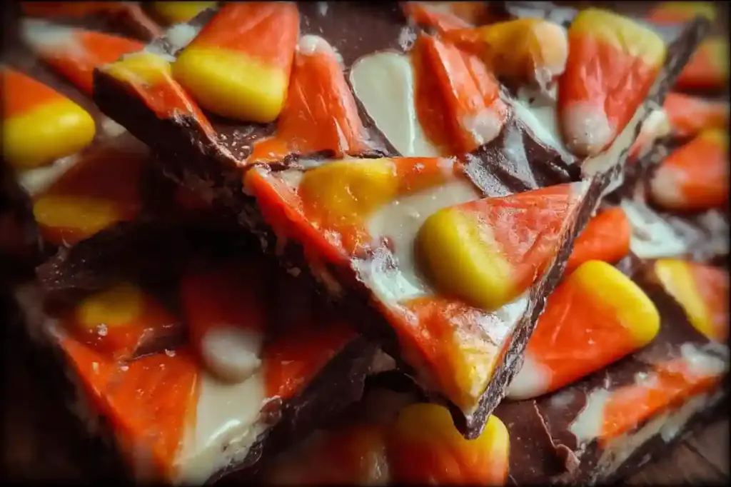 Halloween Candy Corn Bark