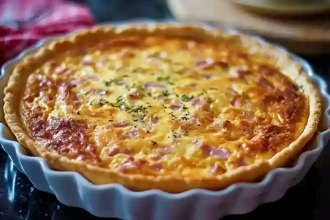 Ham and Cheese Quiche
