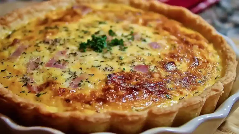 Ham and Cheese Quiche