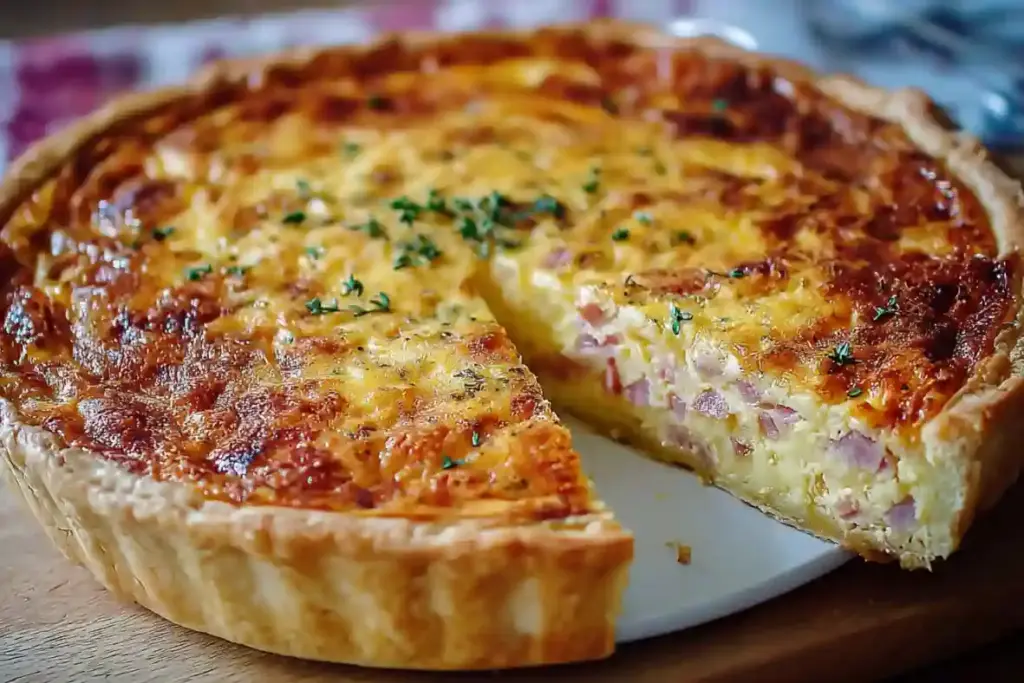 Ham and Cheese Quiche