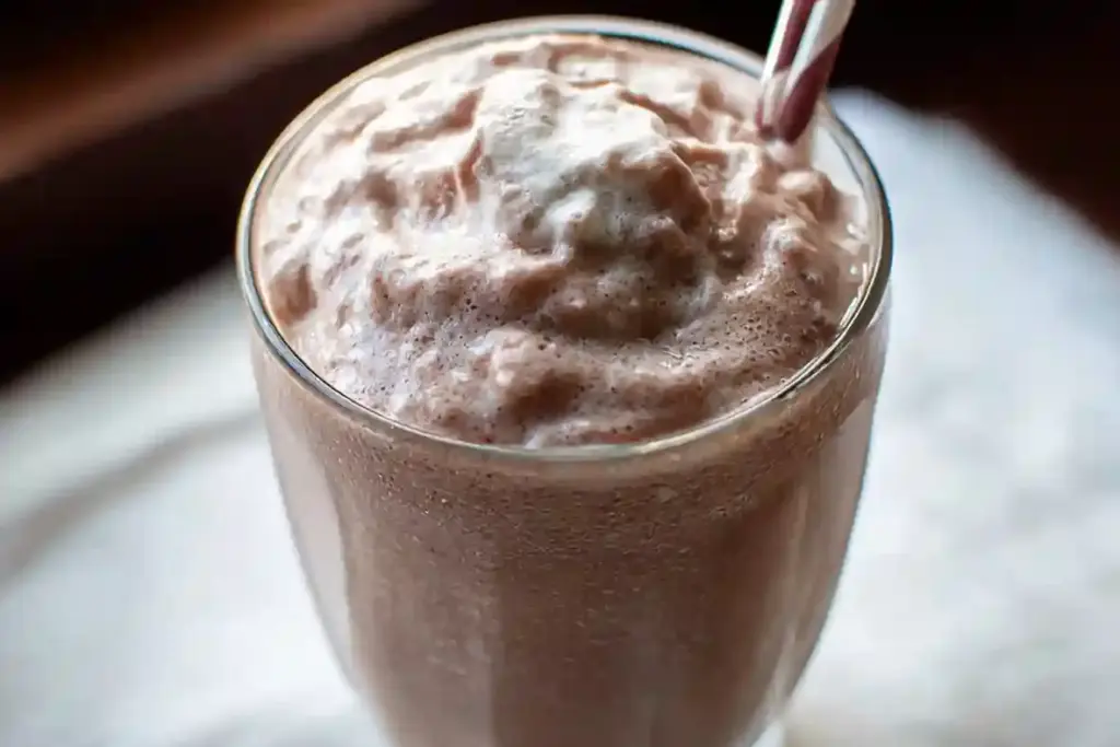 Homemade Chocolate Frosty