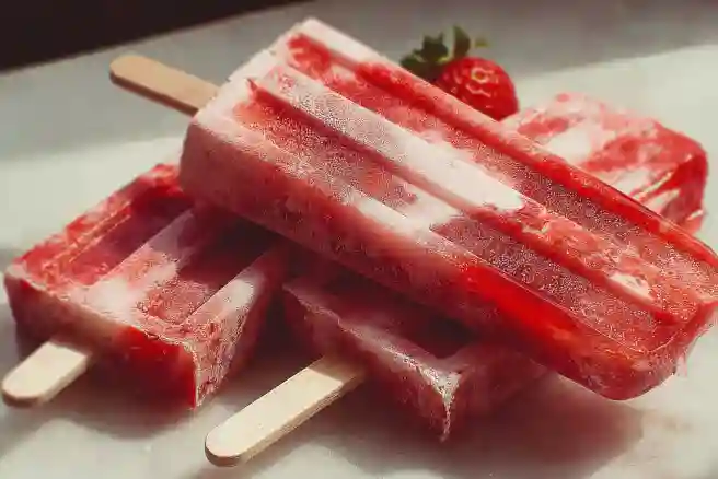 Instant Strawberry Cream Pops