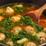 Meatball Kale Soup