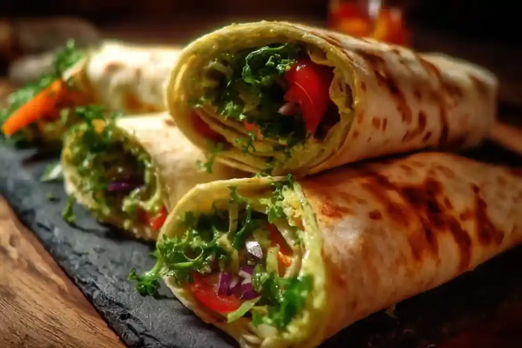 Mummy Veggie Wraps