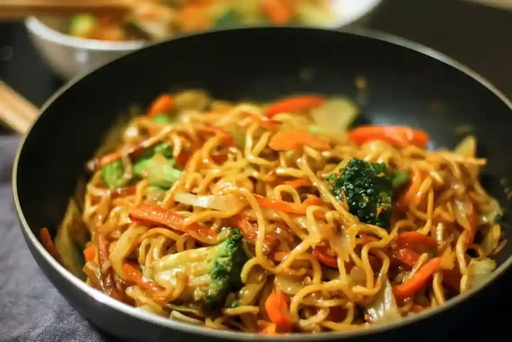 One-Pot Veggie Yakisoba