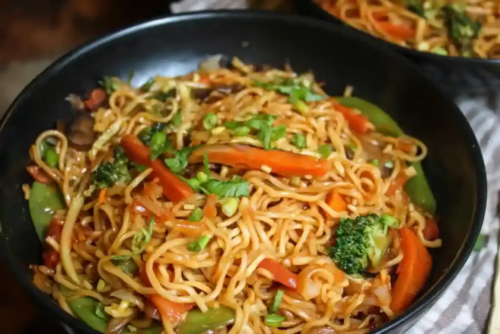 One-Pot Veggie Yakisoba