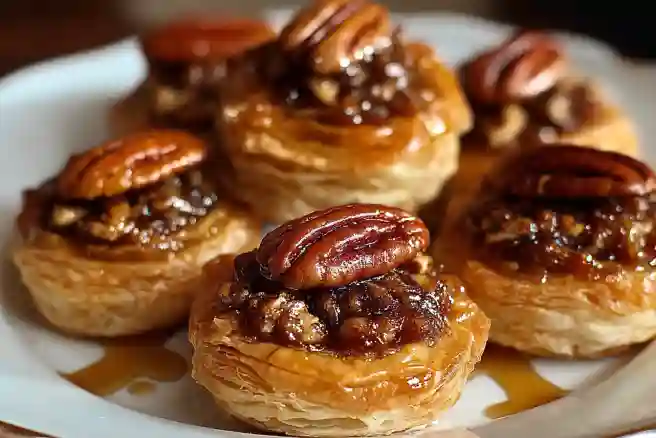 Puff Pastry Pecan Pie Bites
