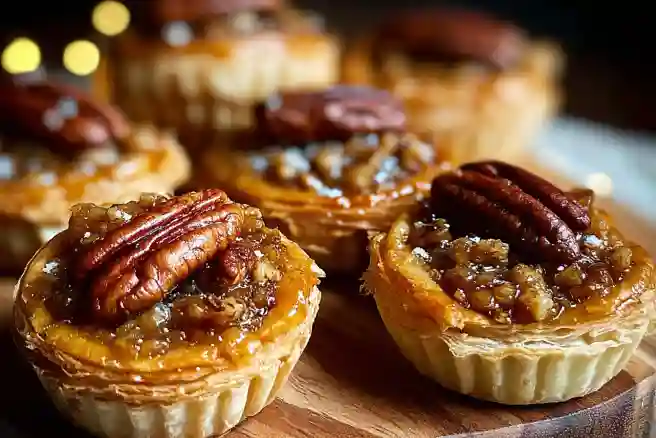Puff Pastry Pecan Pie Bites