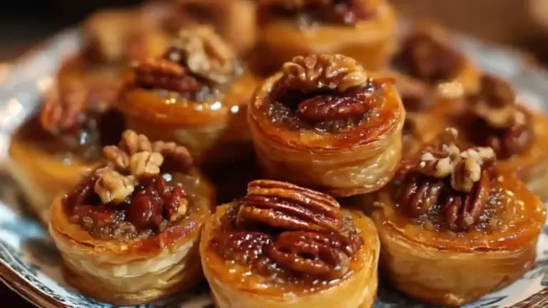 Puff Pastry Pecan Pie Bites