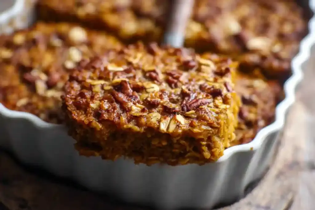 Pumpkin Pie Baked Oatmeal
