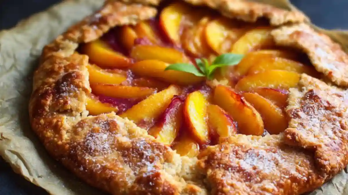 Rustic Peach Galette