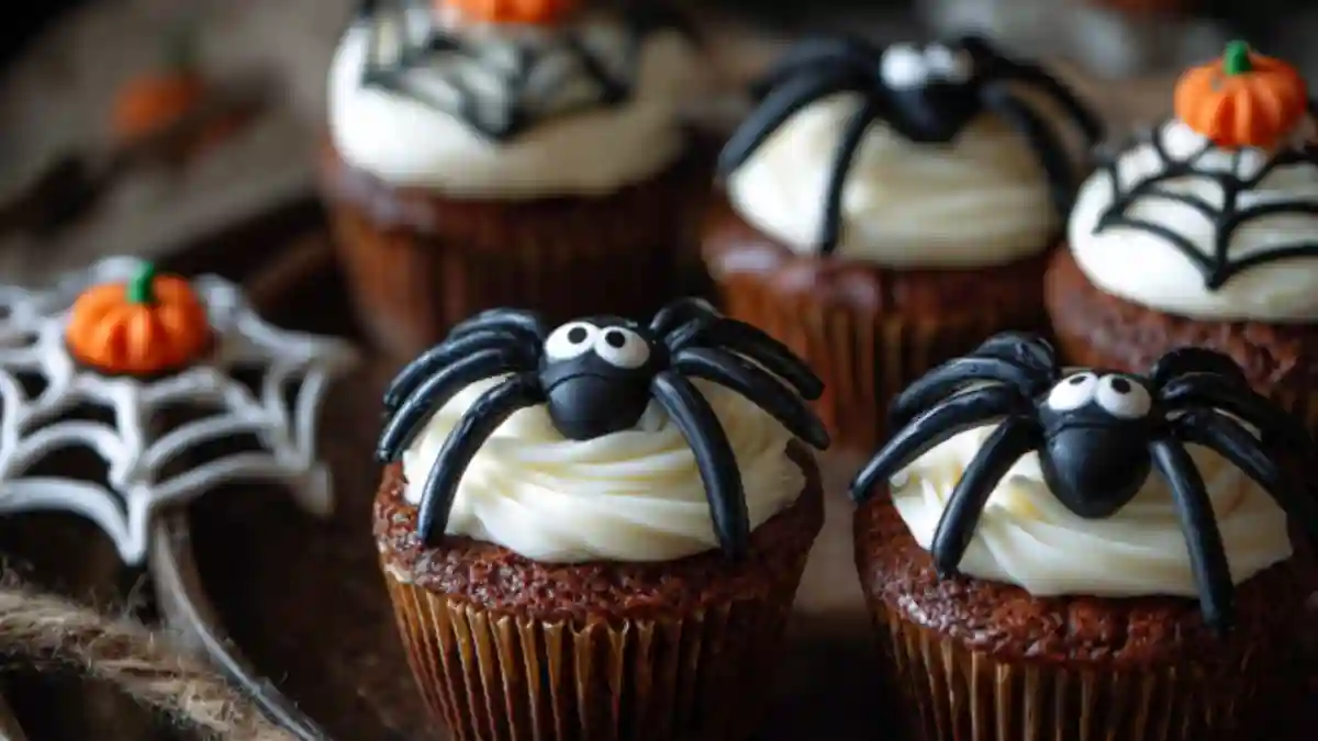 Spider Halloween Cupcakes