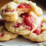 Strawberry Banana Cheesecake Cookies