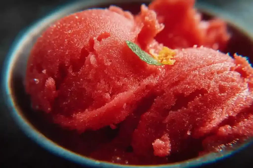 2-Ingredient Strawberry Sorbet