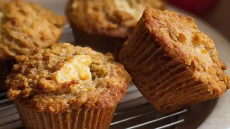 Delicious Banana Apple Muffins fresh out of the oven, perfect for breakfast
