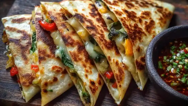 Bat-shaped vegetable quesadillas filled with colorful veggies