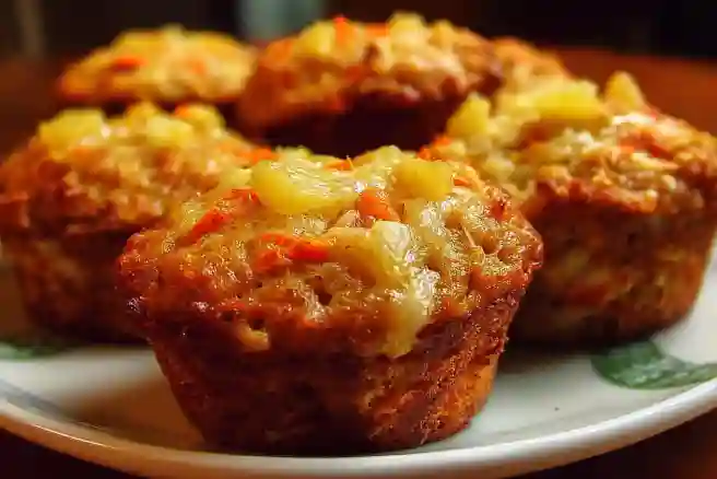Carrot Pineapple Muffin Cups
