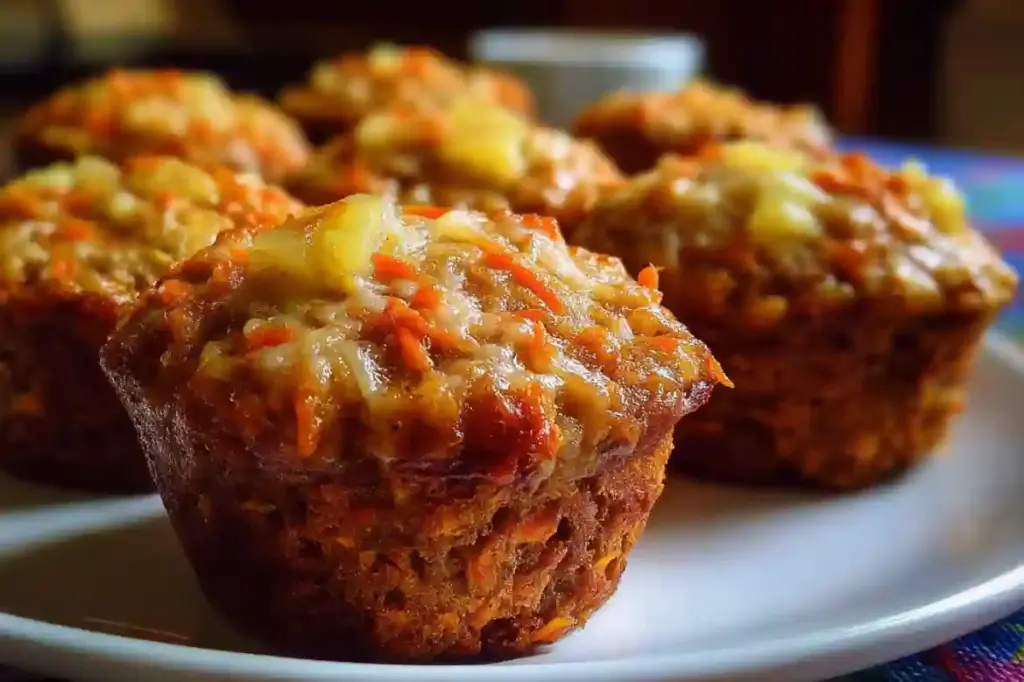 Carrot Pineapple Muffin Cups