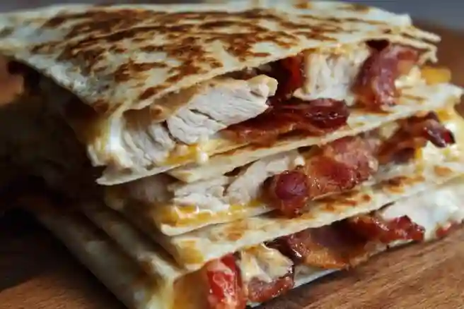 Chicken Bacon Ranch Quesadillas