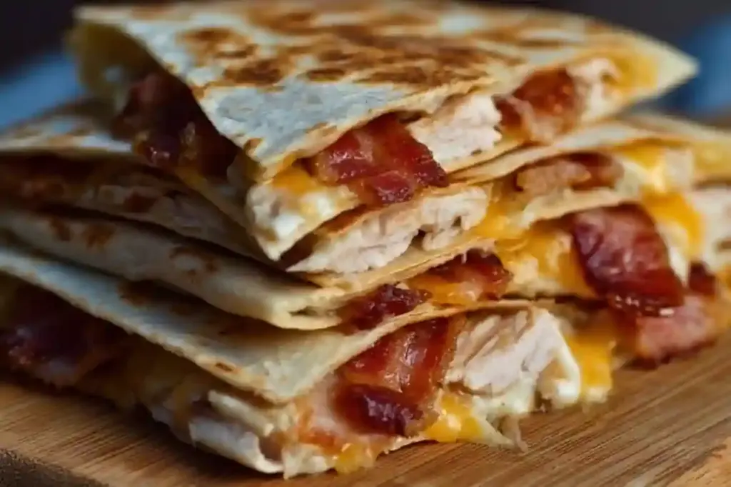 Chicken Bacon Ranch Quesadillas