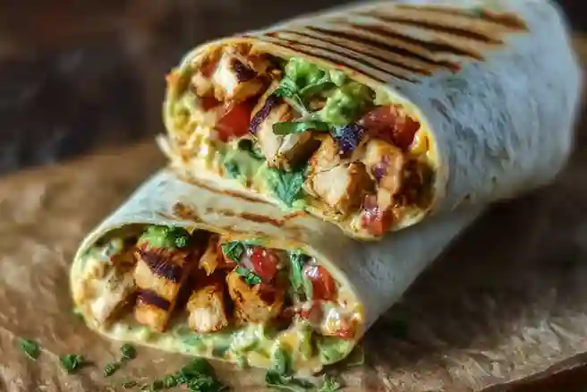 Chipotle Ranch Grilled Chicken Burritos