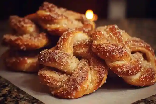 Cinnamon Sugar Pretzel Twists