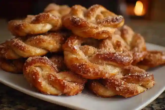 Cinnamon Sugar Pretzel Twists