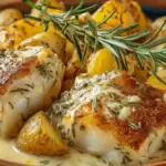 Cod & Potatoes in Rosemary Cream Sauce