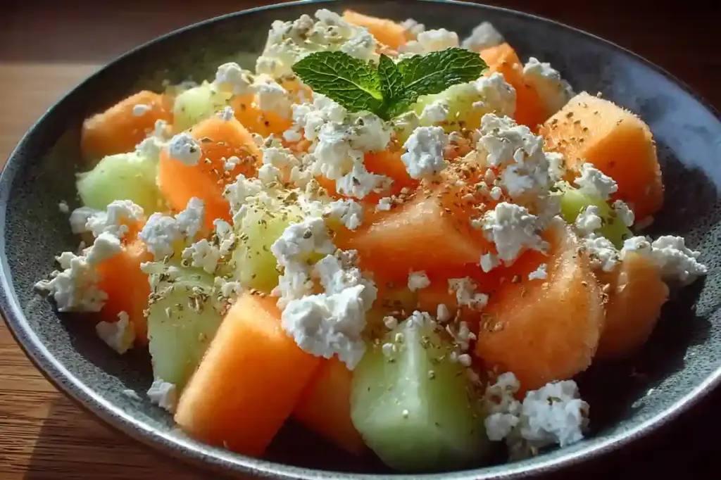 Cottage Cheese Melon Salad