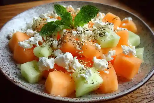 Cottage Cheese Melon Salad